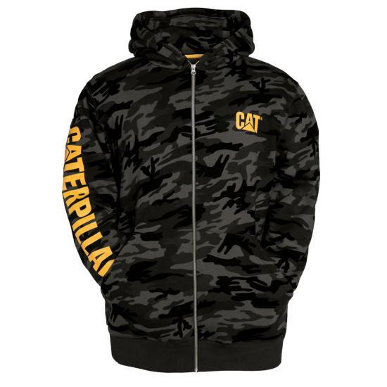 CATERPILLAR Men's Full Zip Hooded Sweatshirt W10840