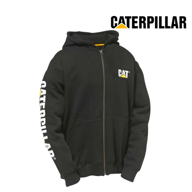 CATERPILLAR Men's Full Zip Hooded Sweatshirt W10840
