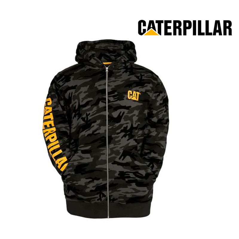 CATERPILLAR Men's Full Zip Hooded Sweatshirt W10840