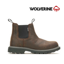 WOLVERINE Men's Floorhand Waterproof Soft Toe Work Boot, Brown