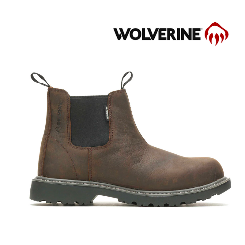 WOLVERINE Men's FLOORHAND Waterproof Soft Toe Work boot W220030