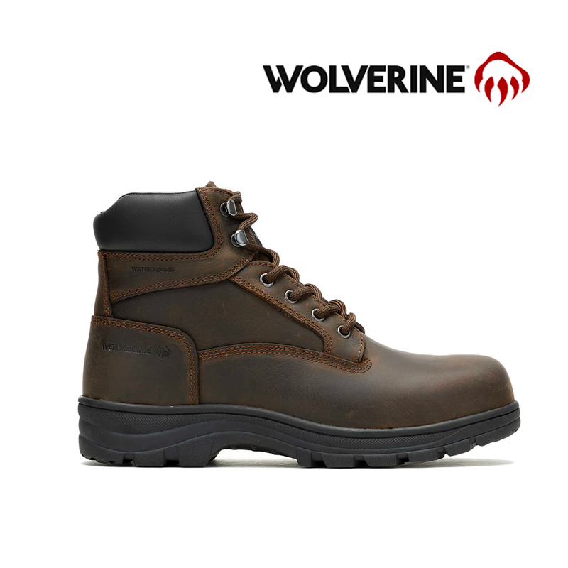 WOLVERINE Men's Carlsbad Waterproof Steel Toe Work Boots W231123