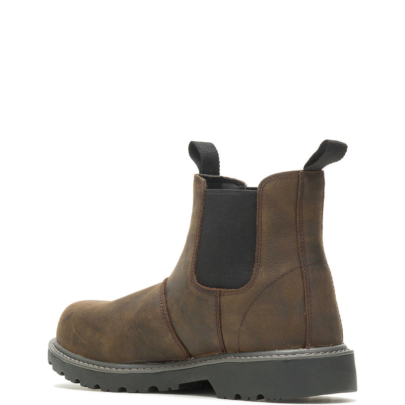 WOLVERINE Men's Floorhand Waterproof Steel Toe Work Boot, Brown