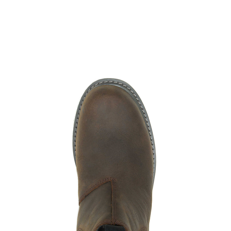WOLVERINE Men's Floorhand Waterproof Steel Toe Work Boot, Brown