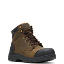 WOLVERINE Men's 6 Inch Carlsbad Waterproof Steel Toe Work Boot, Brown