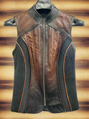 CUADRA Women's Ovine Zipper Vest JC238