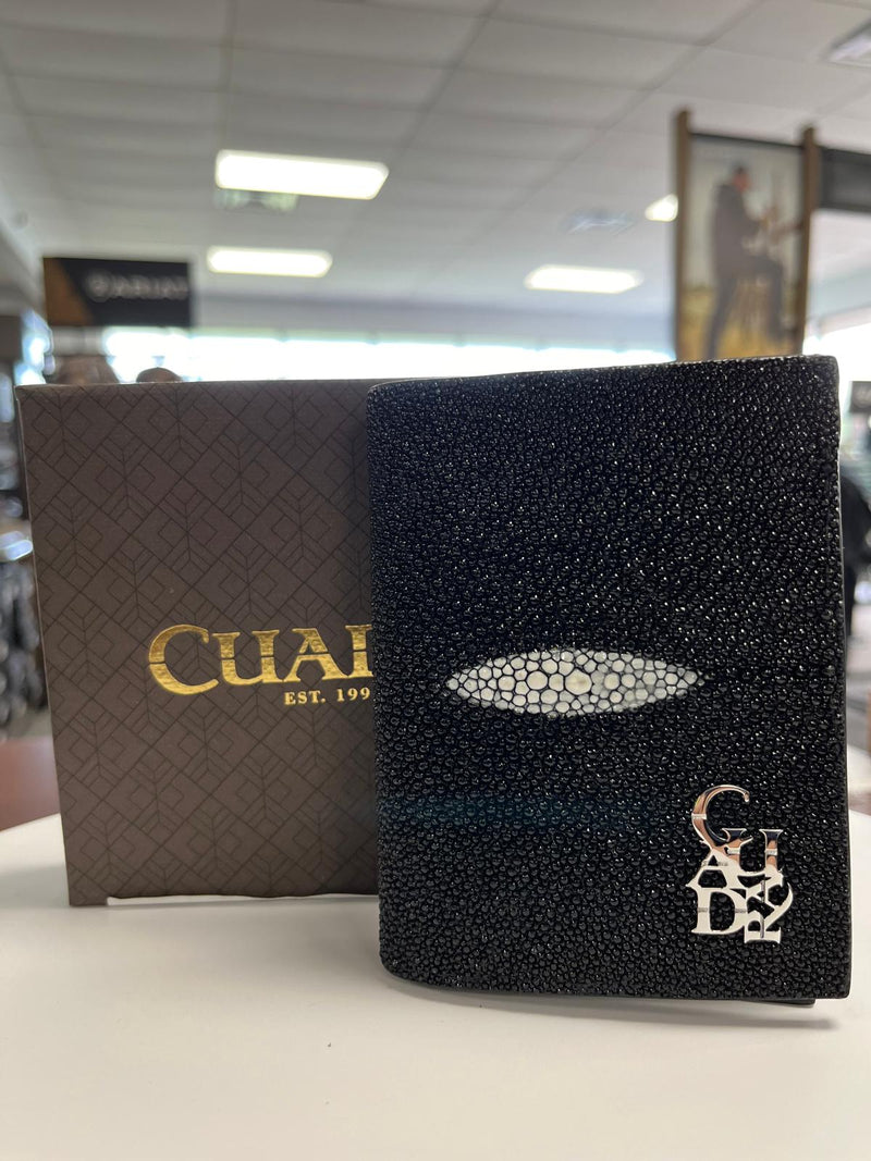 CUADRA Men's Exotic Bifold Leather Wallet DU544
