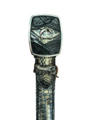 CUADRA Men's Fuscus Leather Cowboy Belt BC351