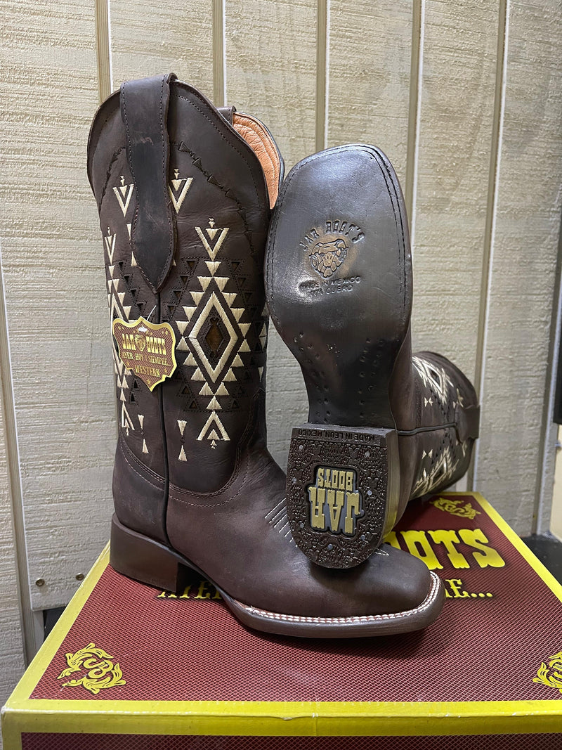 JAR BOOTS Women's Western Boot Dubai Moka 3349