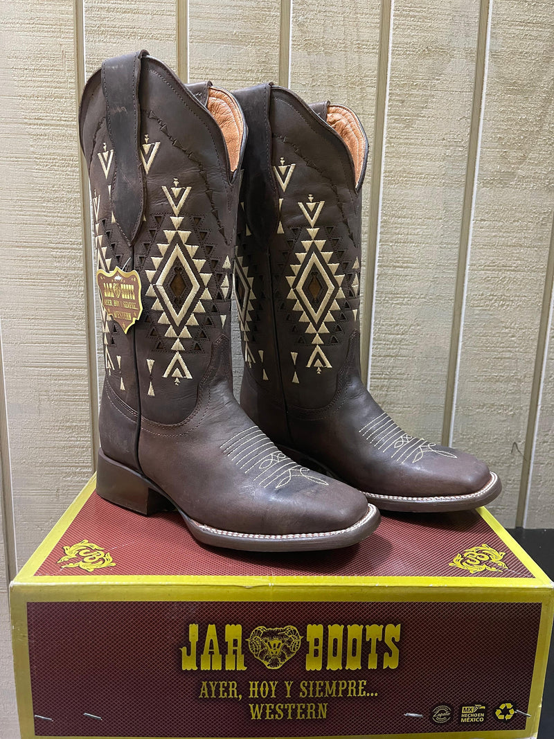 JAR BOOTS Women's Western Boot Dubai Moka 3349
