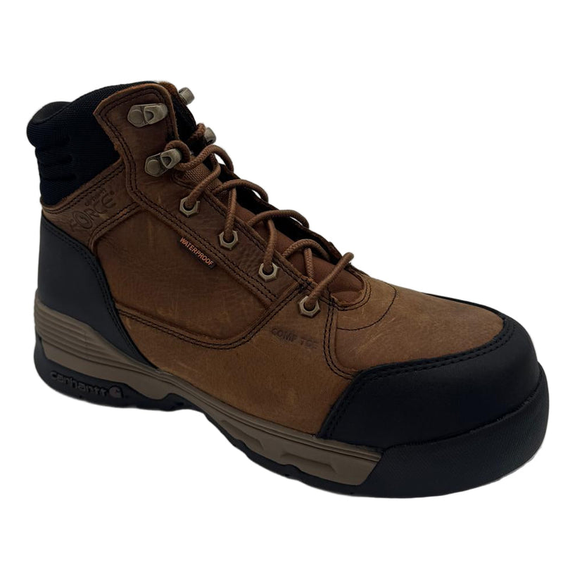 CARHARTT Men's Force HD 6" Waterproof Composite Toe Work Boot , Brown