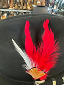 EL GENERAL Hat Painted Feather 42208