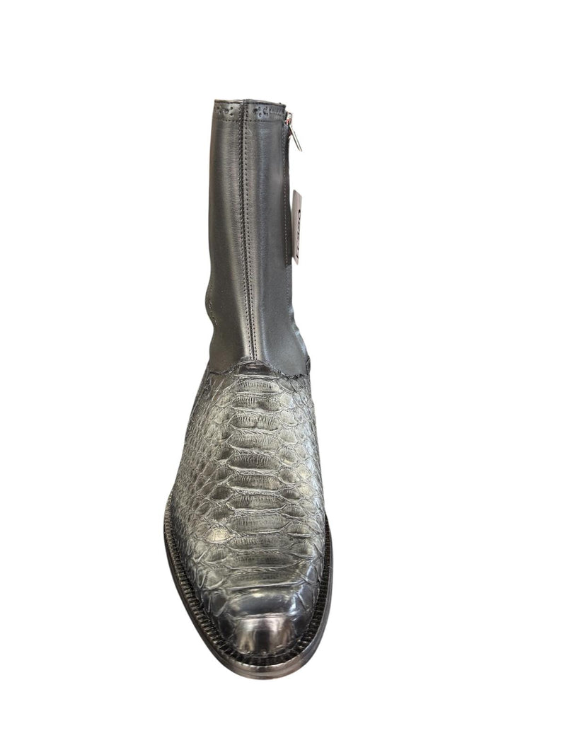 CUADRA Men's Franco Cuadra Grey Python R/ Black Cowhide Boot FC880