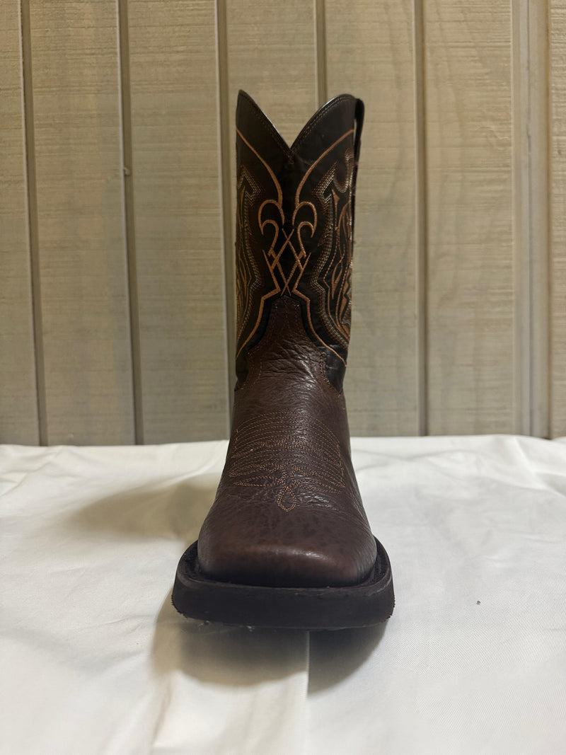 ESTABLO - Bota de trabajo Chelsea con punta redonda y suave para hombre 321