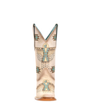 BOTAS CORRAL Bota vaquera bordada Circle G By Corral® para mujer con punta cuadrada Z5219