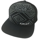 Gorra juvenil ARIAT con estampado azteca negro para niño A300081601