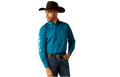 Camisa de sarga con logotipo del equipo ARIAT para hombre 10052825