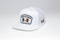 KIMES RANCH Mexican Flag Cap, White
