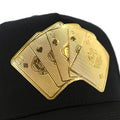 EL VIEJON Men's Baraja de Oro Black AVC Cap, Black