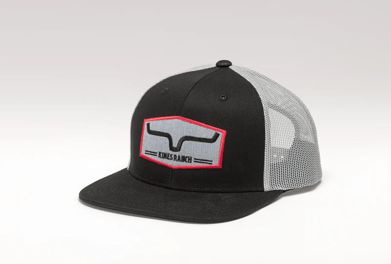 KIMES RANCH Replay Trucker Cap, Black