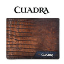 CUADRA Men's Brown Honey Exotic Leather Wallet DU345