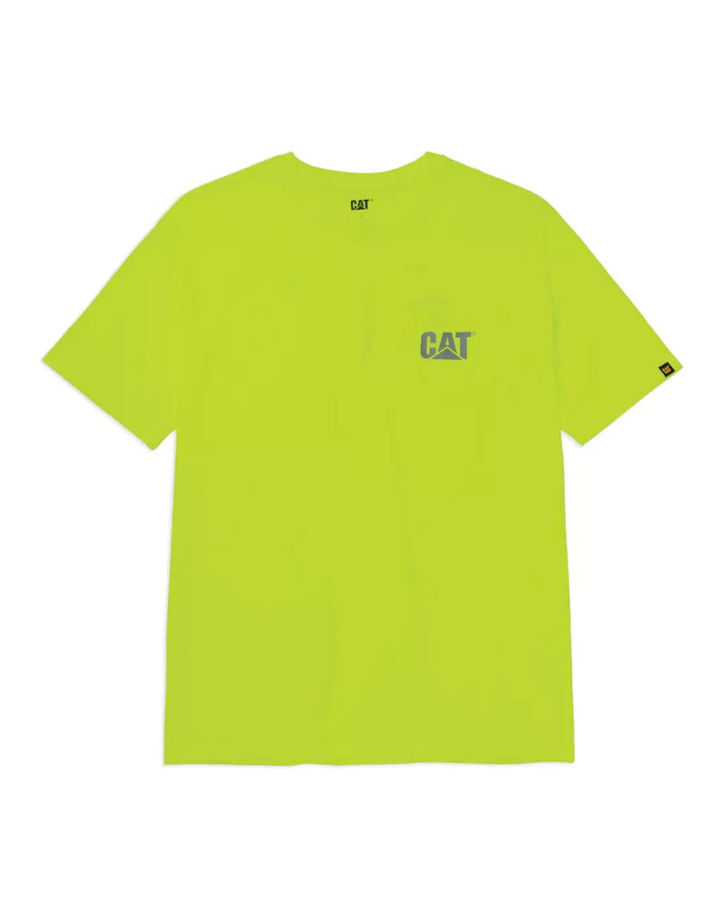 CATERPILLAR Men's Trademark Hi-Vis Pocket T-Shirt 1510499