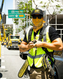 Chaleco de seguridad con cremallera de alta visibilidad CATERPILLAR para hombre 1320025