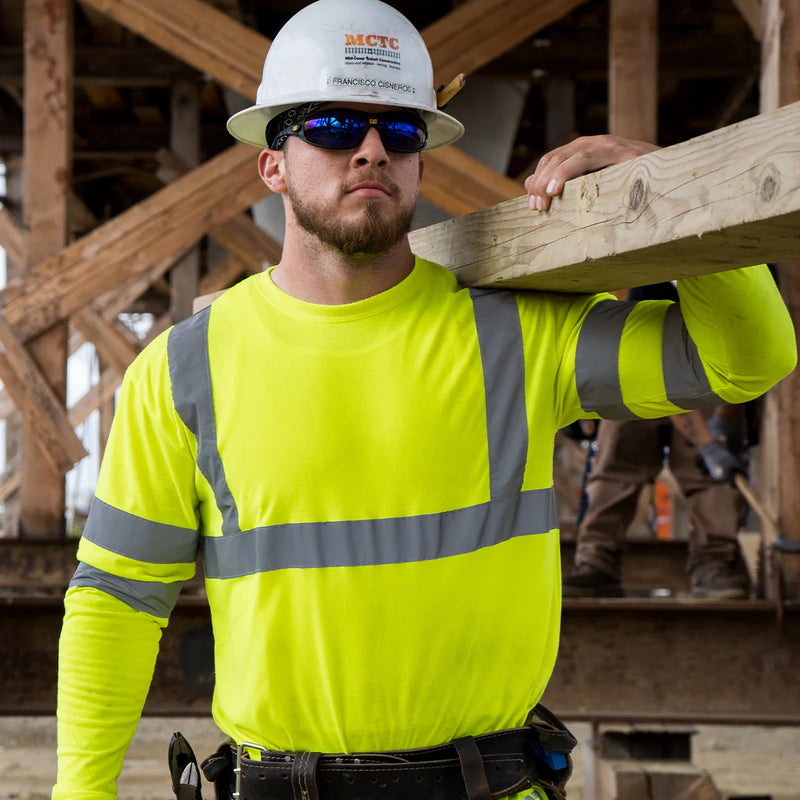 CATERPILLAR Men's Long Sleeve Hi-Vis Class III T-Shirt 1510456