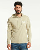 Camiseta de manga larga con capucha y estampado UPF para hombre CAT 1510425 