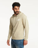 Camiseta de manga larga con capucha y estampado UPF para hombre CAT 1510425 