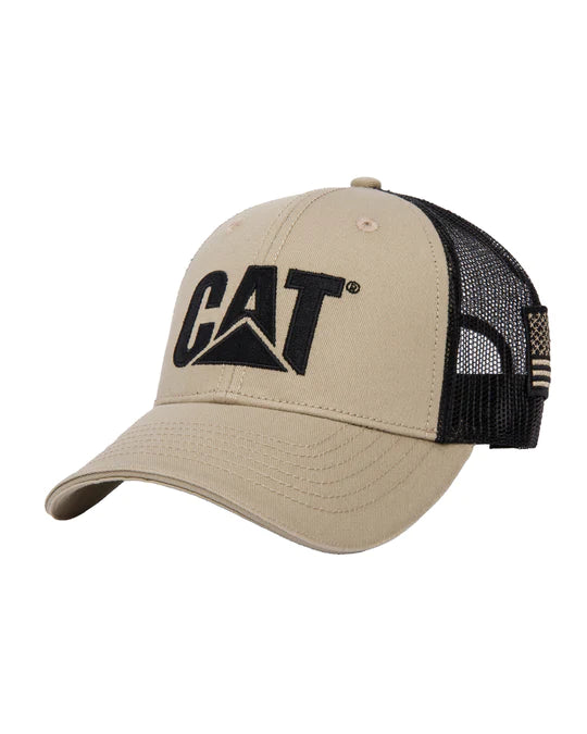 CATERPILLAR Men's Cat Logo Flag Hat 1090042