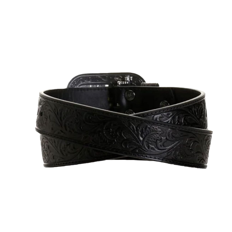 ARIAT Women's Black Rhinestone Filigree Belt A10006901