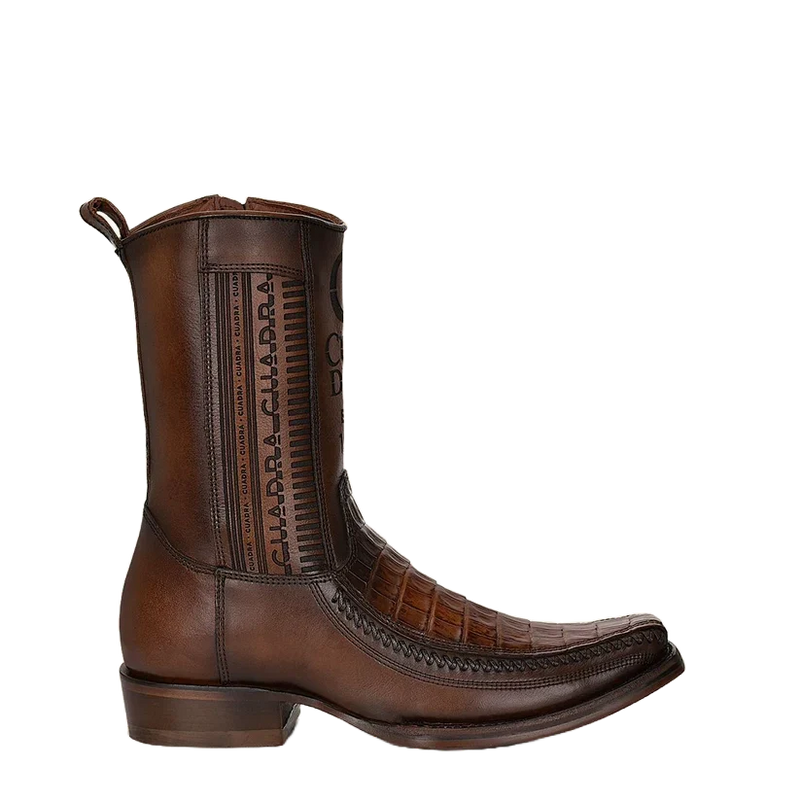 CUADRA Men's Exotic Leather Caiman Boot Western CU698
