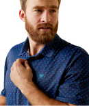 Polo de manga corta con estampado integral para hombre ARIAT 10045028