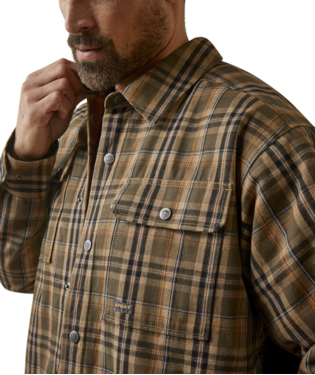 ARIAT Men's Rebar Flannel Insulated Shirt Jacket 10046018