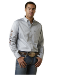ARIAT Men's Team Logo Twill Classic LS Shirt 10044941