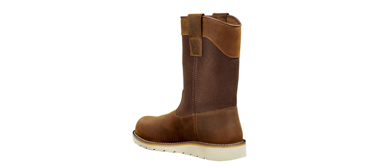 CARHARTT Men's Wellington Wedge Boot 10 Inch Round Toe Waterproof Steel toe Work Boots FW1232