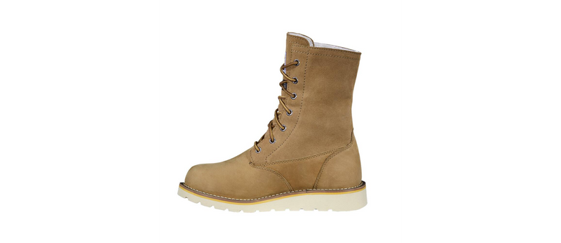 CARHARTT Women's Wedge Fold Down Winter Boot 8 Inch Waterproof Insulated Soft Toe  Work Boot FW8069