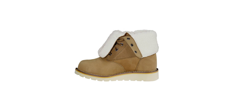 CARHARTT Women's Wedge Fold Down Winter Boot 8 Inch Waterproof Insulated Soft Toe  Work Boot FW8069