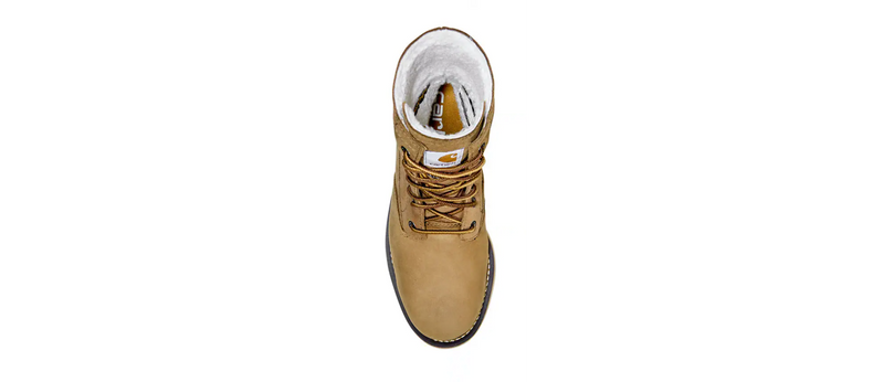 CARHARTT Women's Wedge Fold Down Winter Boot 8 Inch Waterproof Insulated Soft Toe  Work Boot FW8069