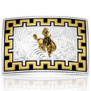 MONTANA Silversmiths Honor and Grit Buckle with Ranch Bronc