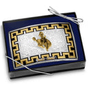 MONTANA Silversmiths Honor and Grit Buckle with Ranch Bronc
