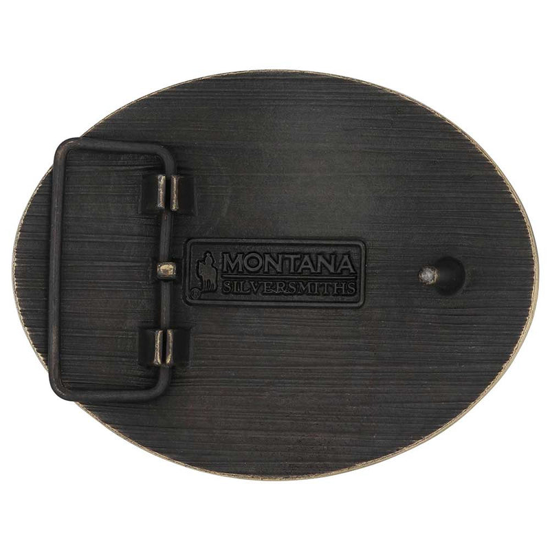 MONTANA Silversmith Cowboy Up Attitude Buckle