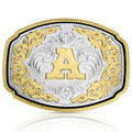 MONTANA Silversmiths Western Initial A Buckle