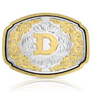 MONTANA Silversmiths Western Initial D Buckle