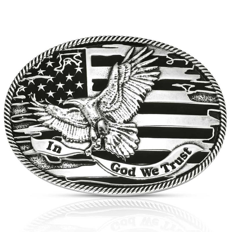MONTANA Silversmiths Forged in Freedom Buckle