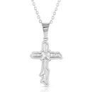 MONTANA Silversmiths Rugged Faith Cross Necklace