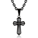 MONTANA Silversmiths Through the Darkest Night Cross Necklace