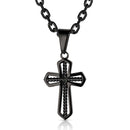 MONTANA Silversmiths Through the Darkest Night Cross Necklace