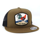 EL VIEJON Gallo Coyote/Black Flat Visor Cap , Coyote